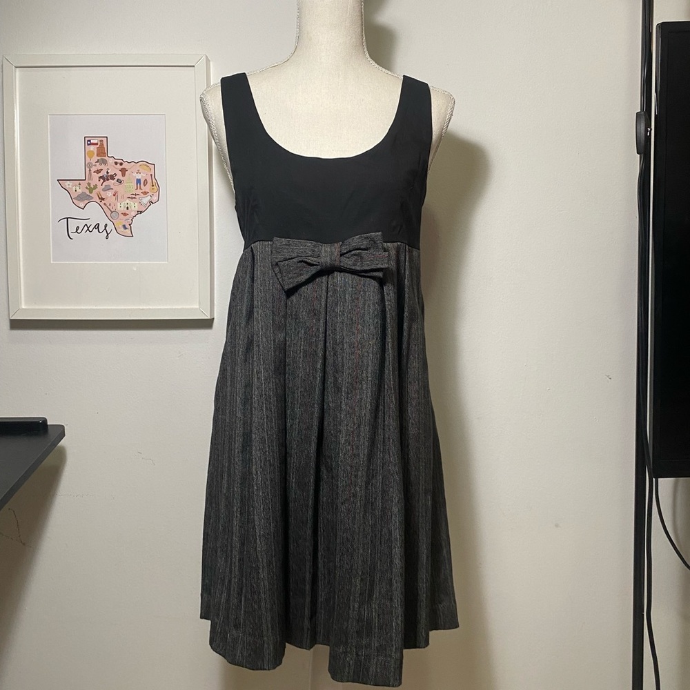 NafNaf christmas dress in grey and black